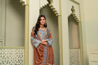 Munira Embroidered Dhanak 3 Piece Suit MUN767