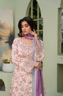 Munira Embroidered Dhanak 3 Piece Suit MUN769