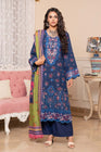 Munira Embroidered Dhanak 3 Piece Suit MUN759