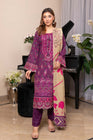 Munira Embroidered Dhanak 3 Piece Suit MUN760