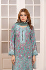 Munira Embroidered Dhanak 3 Piece Suit MUN761