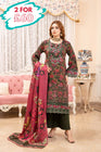 Munira Embroidered Dhanak 3 Piece Suit MUN762