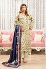 Munira Embroidered Dhanak 3 Piece Suit MUN763