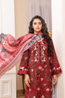 Munira Embroidered Dhanak 3 Piece Suit MUN764