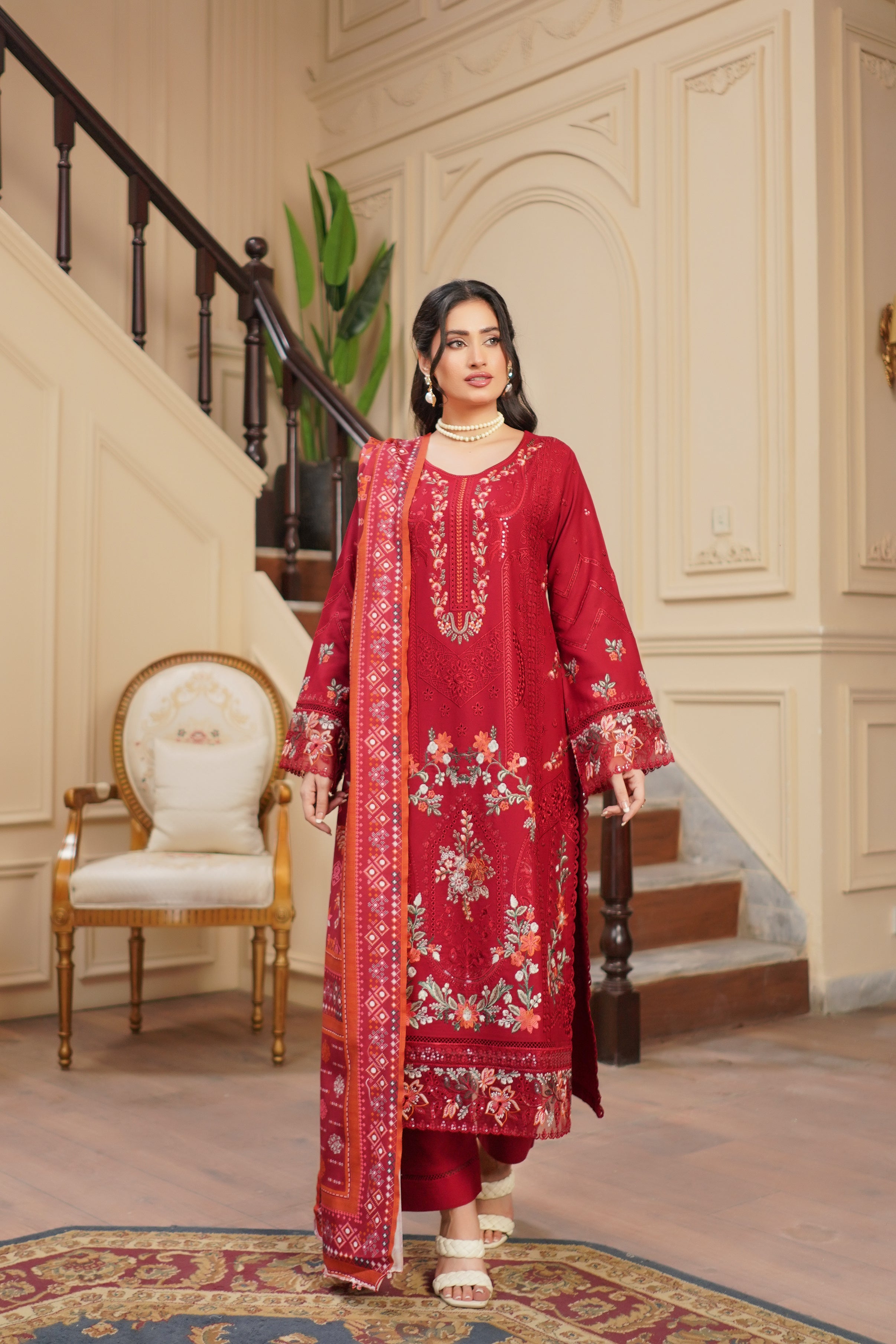 Munira Festive Dhanak 3 Piece Suit MUN721