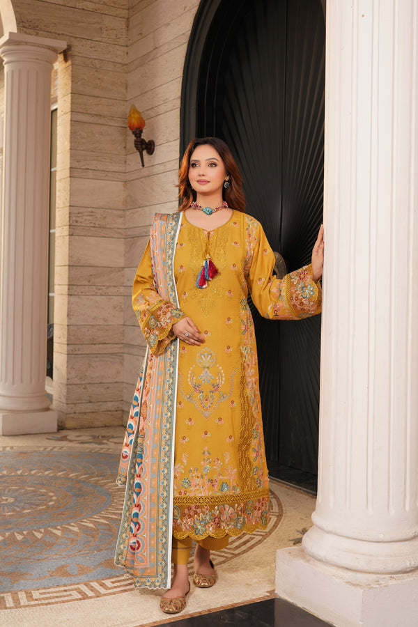 Munira Festive Dhanak 3 Piece Suit MUN707