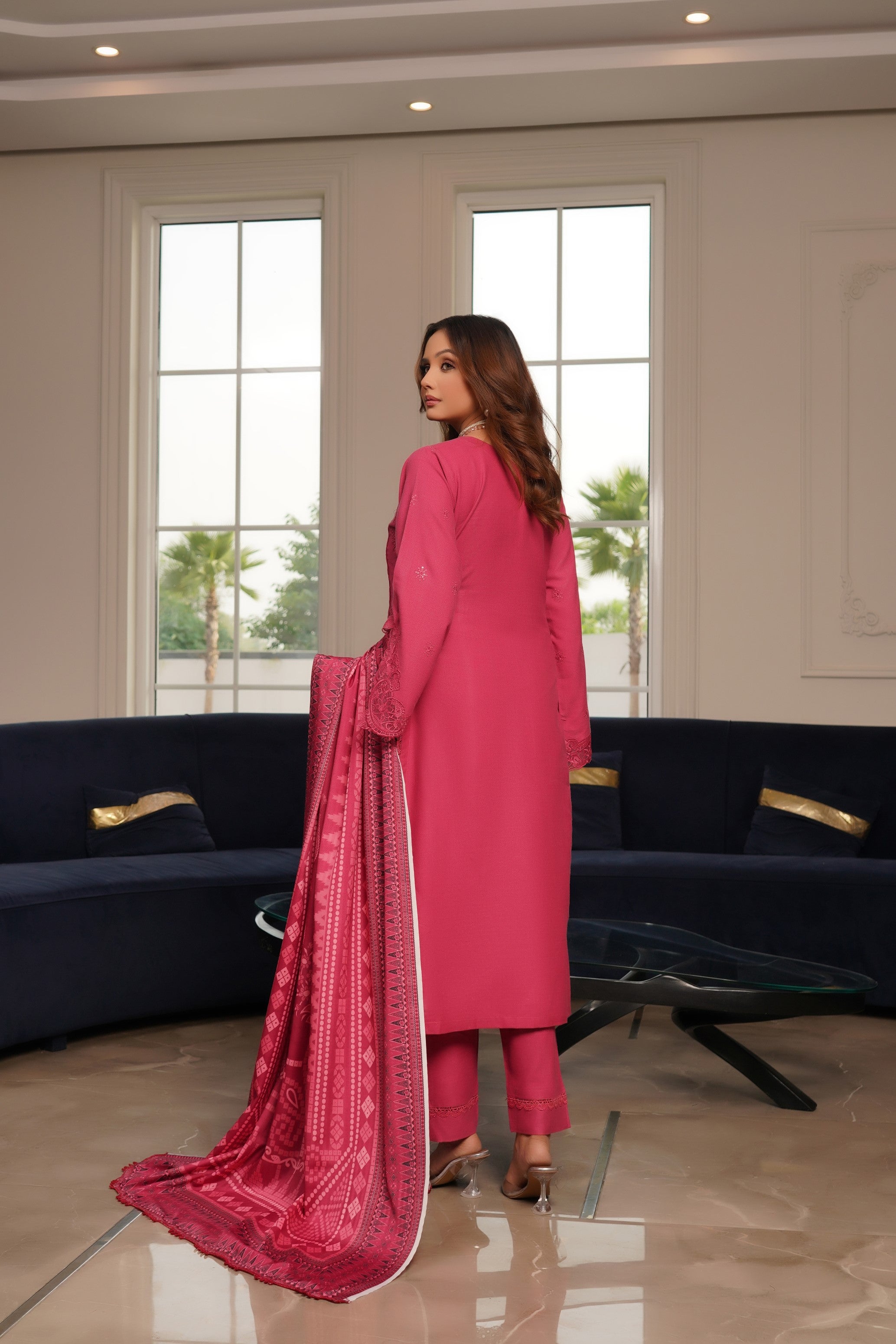 Munira Festive Dhanak 3 Piece Suit MUN708