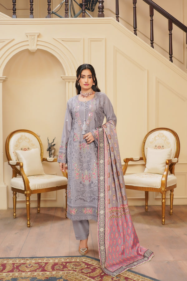 Munira Festive Dhanak 3 Piece Suit MUN717