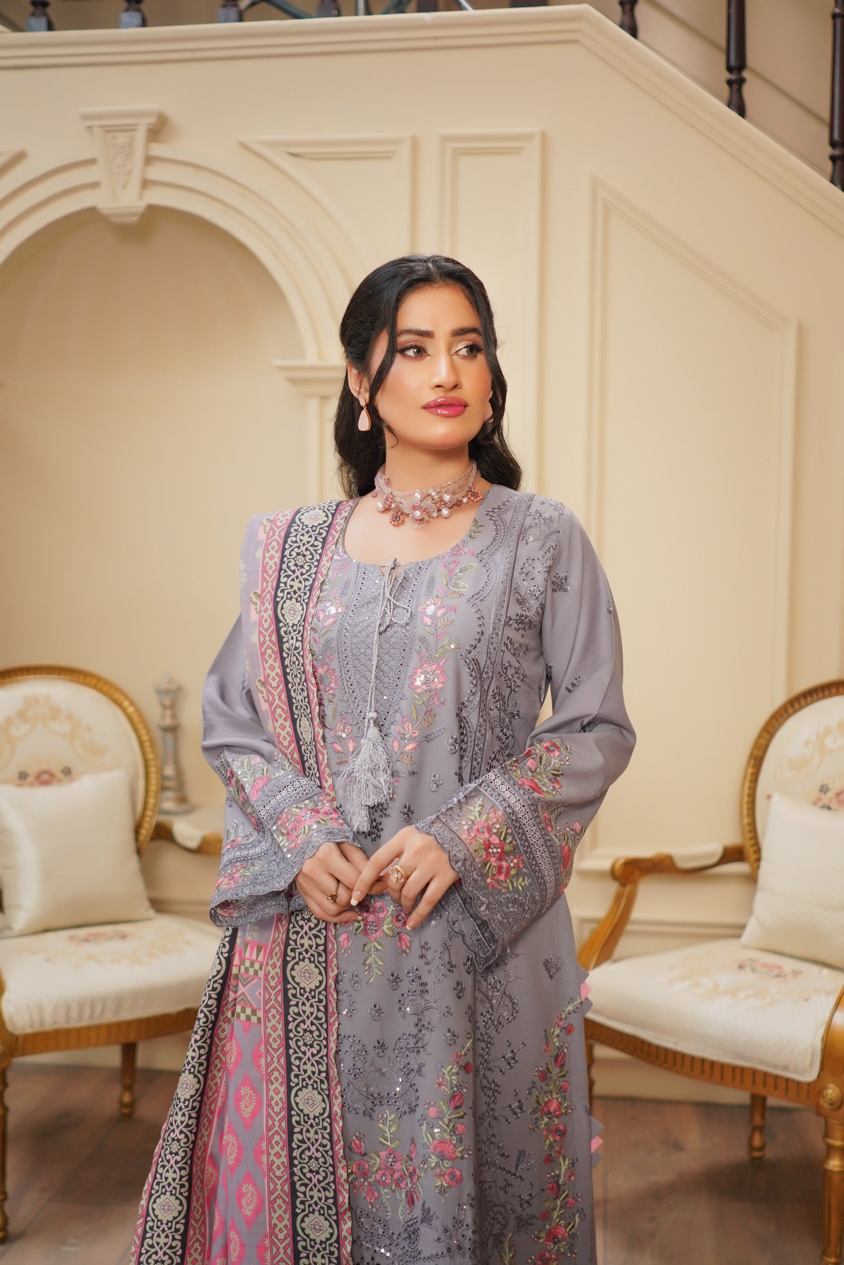 Munira Festive Dhanak 3 Piece Suit MUN717