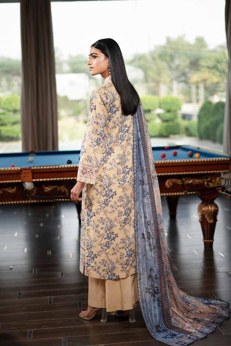 Munira Embroidered Lawn 3 Piece Suit MUN636