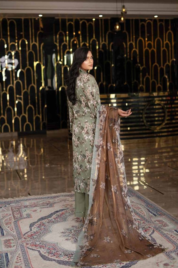 Munira Embroidered Lawn 3 Piece Suit MUN638