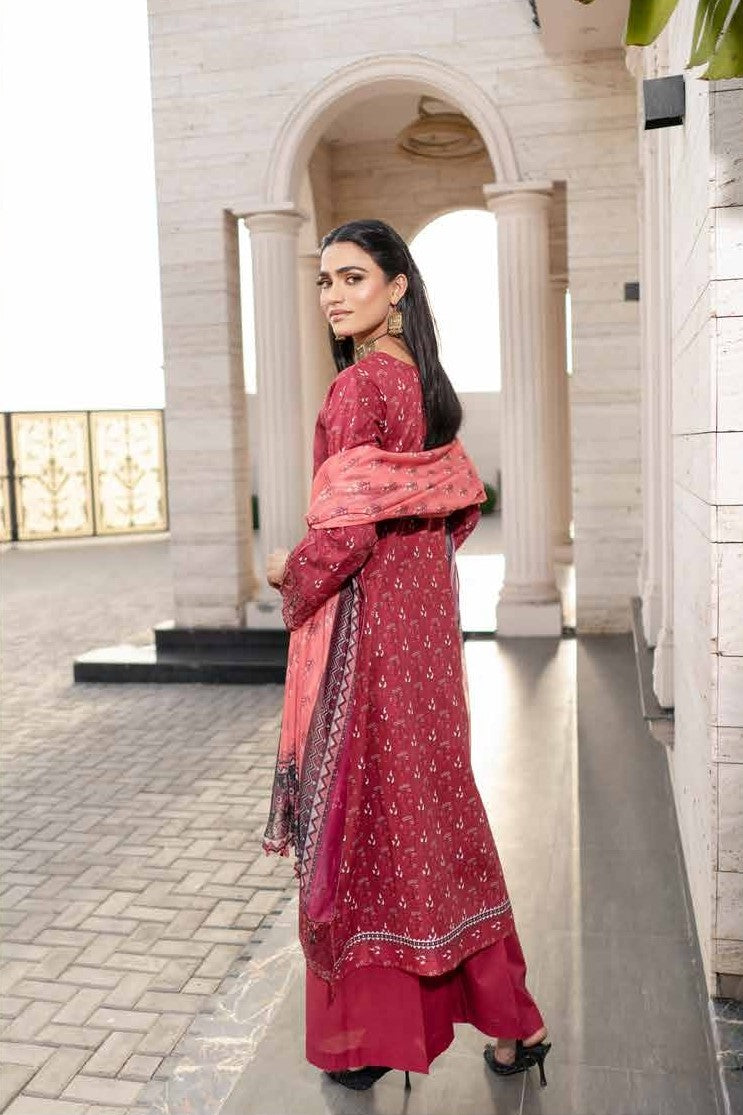Munira Embroidered Lawn 3 Piece Suit MUN639