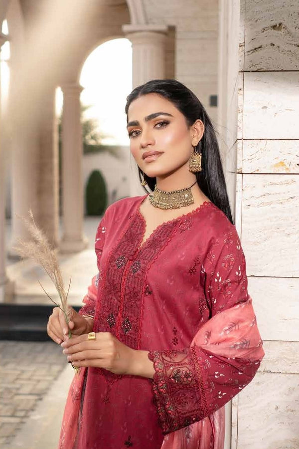 Munira Embroidered Lawn 3 Piece Suit MUN639