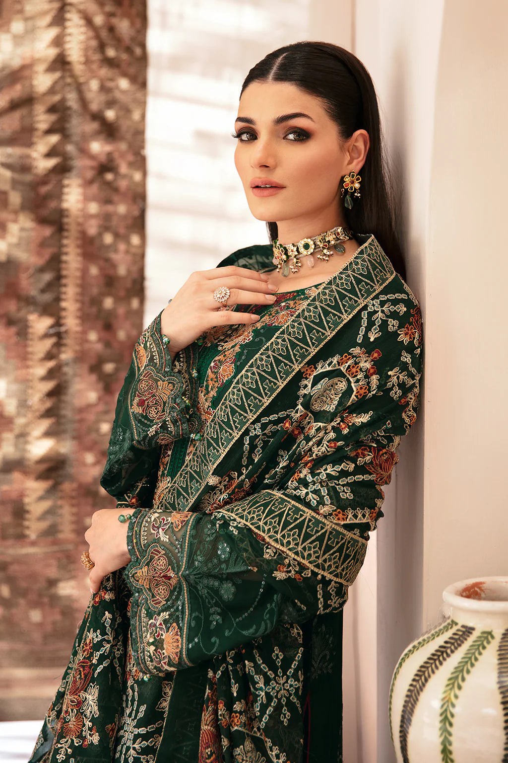 Ramsha Embroidered Chiffon Wedding Wear RAM07