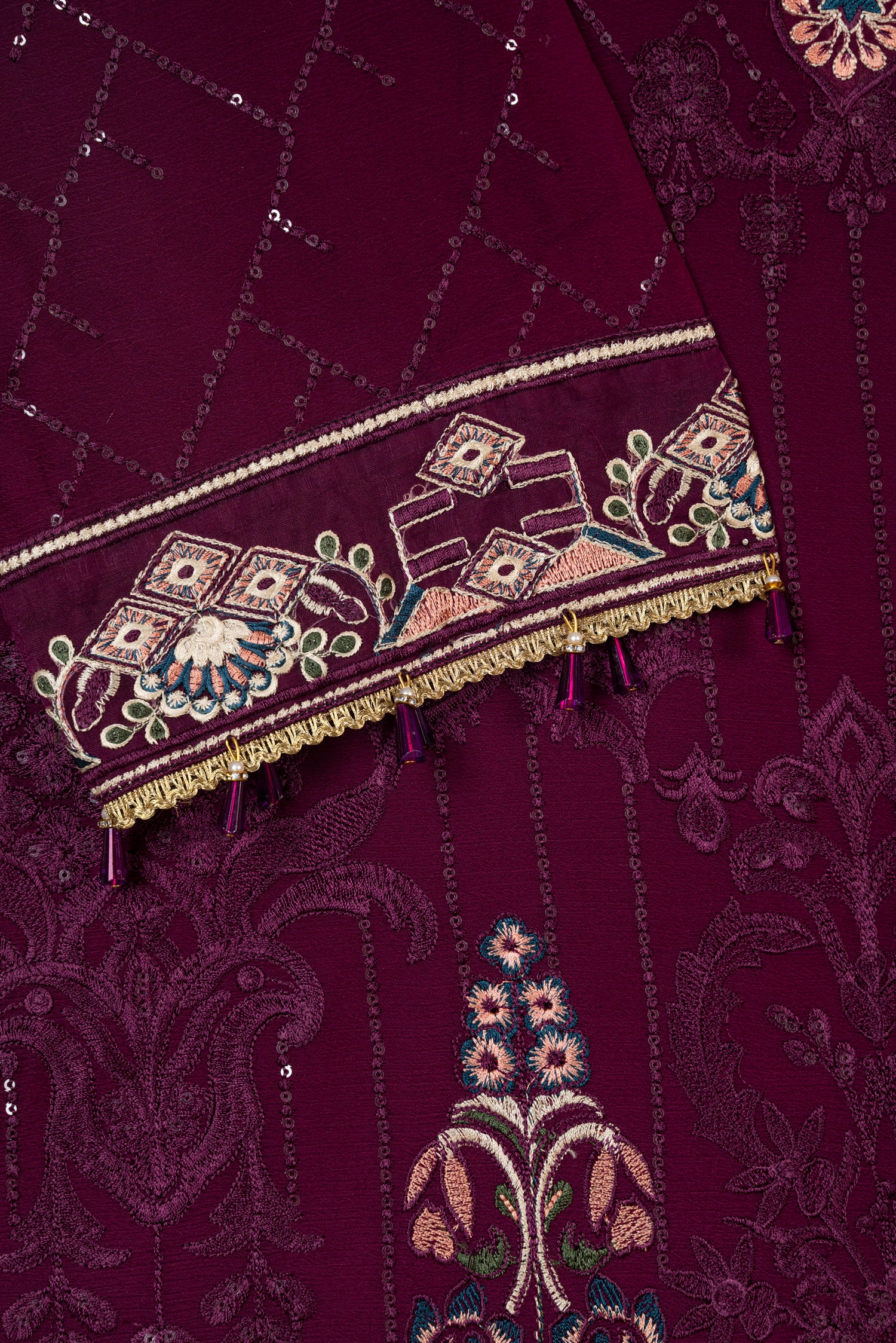 Ramsha Embroidered Chiffon Wedding Wear RAM08