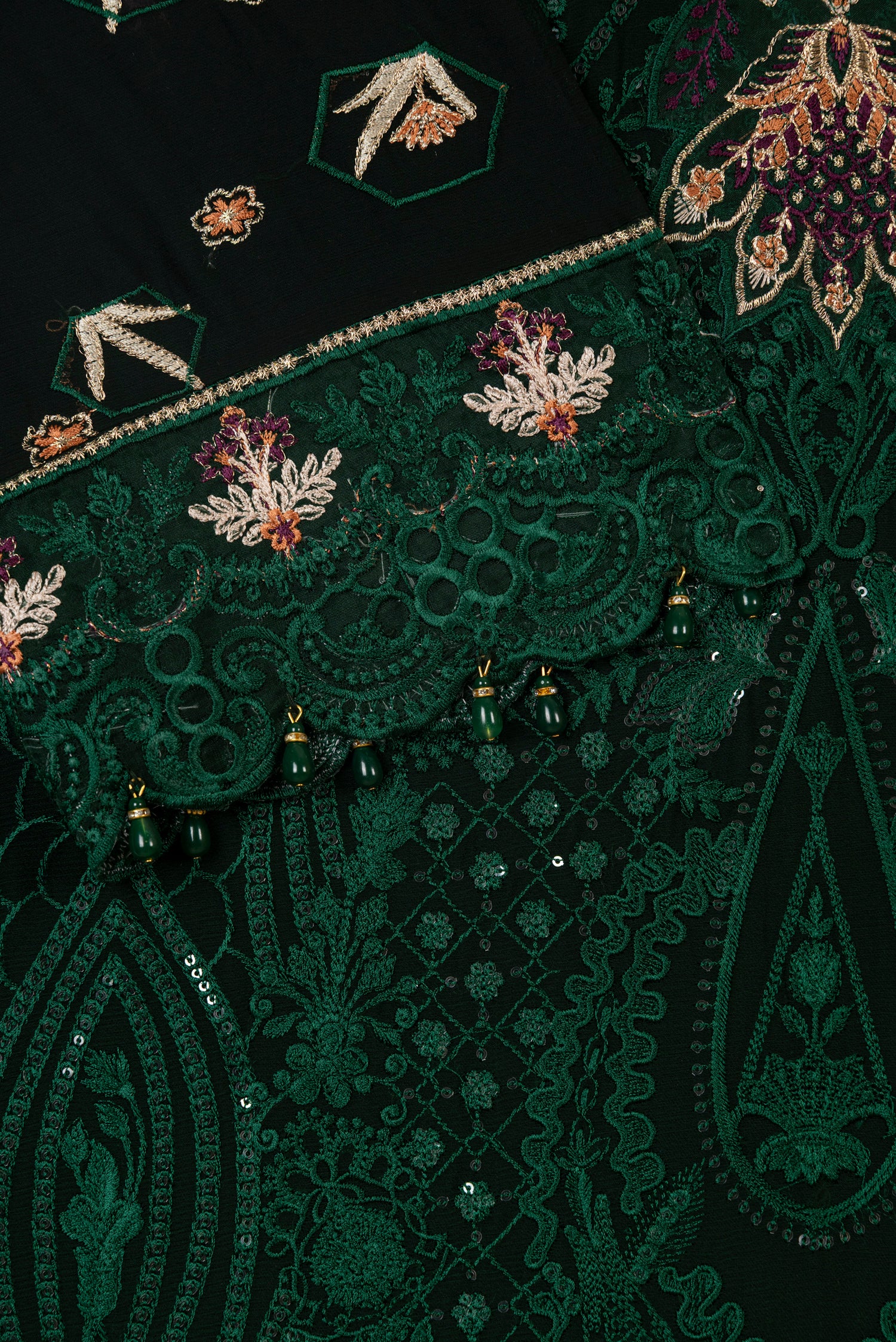 Ramsha Embroidered Chiffon Wedding Wear RAM09