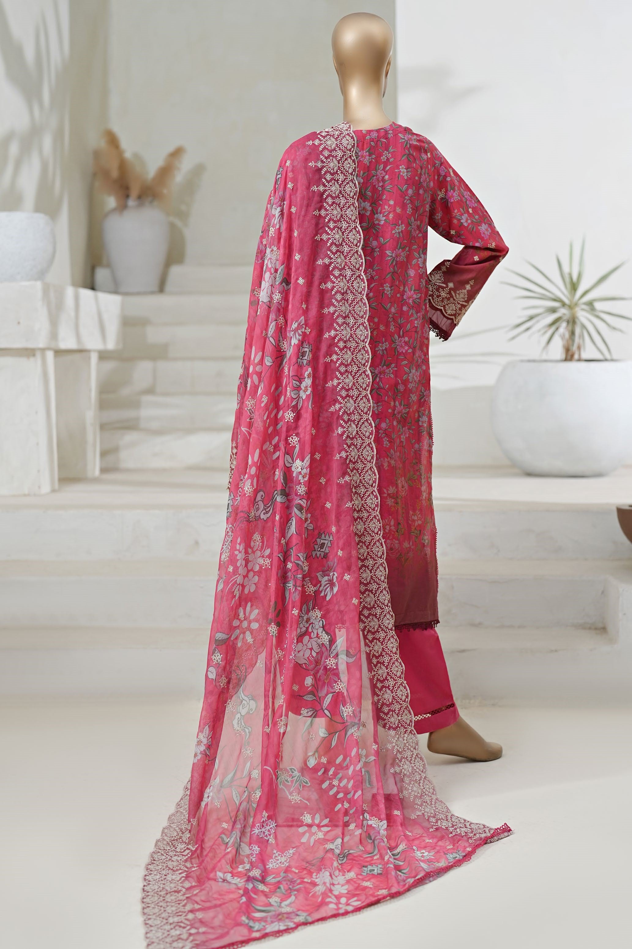Sada Bahar Chikankari Lawn 3 Piece Suit SBA214
