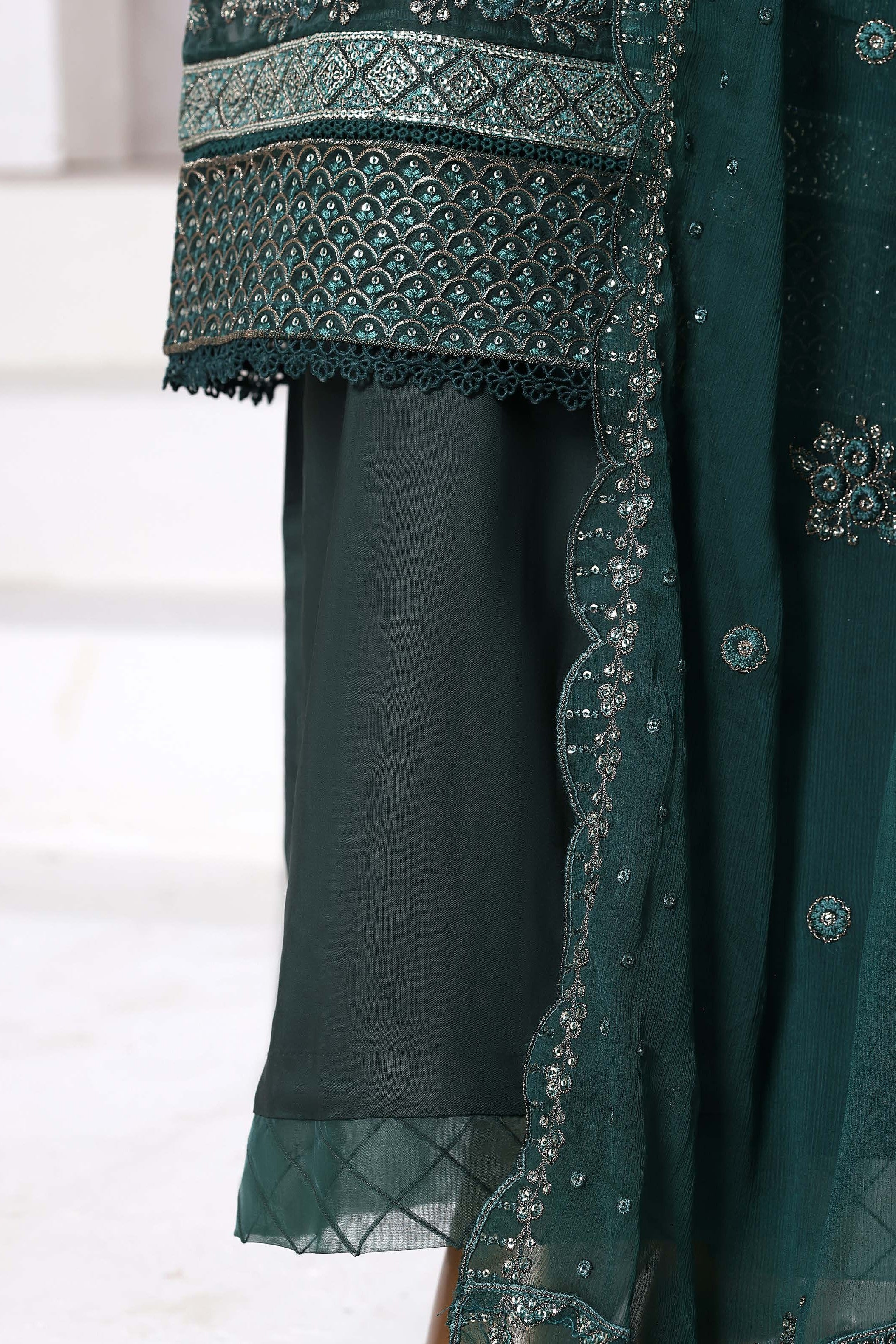 Sada Bahar Embellished Chiffon Party Wear SBA237