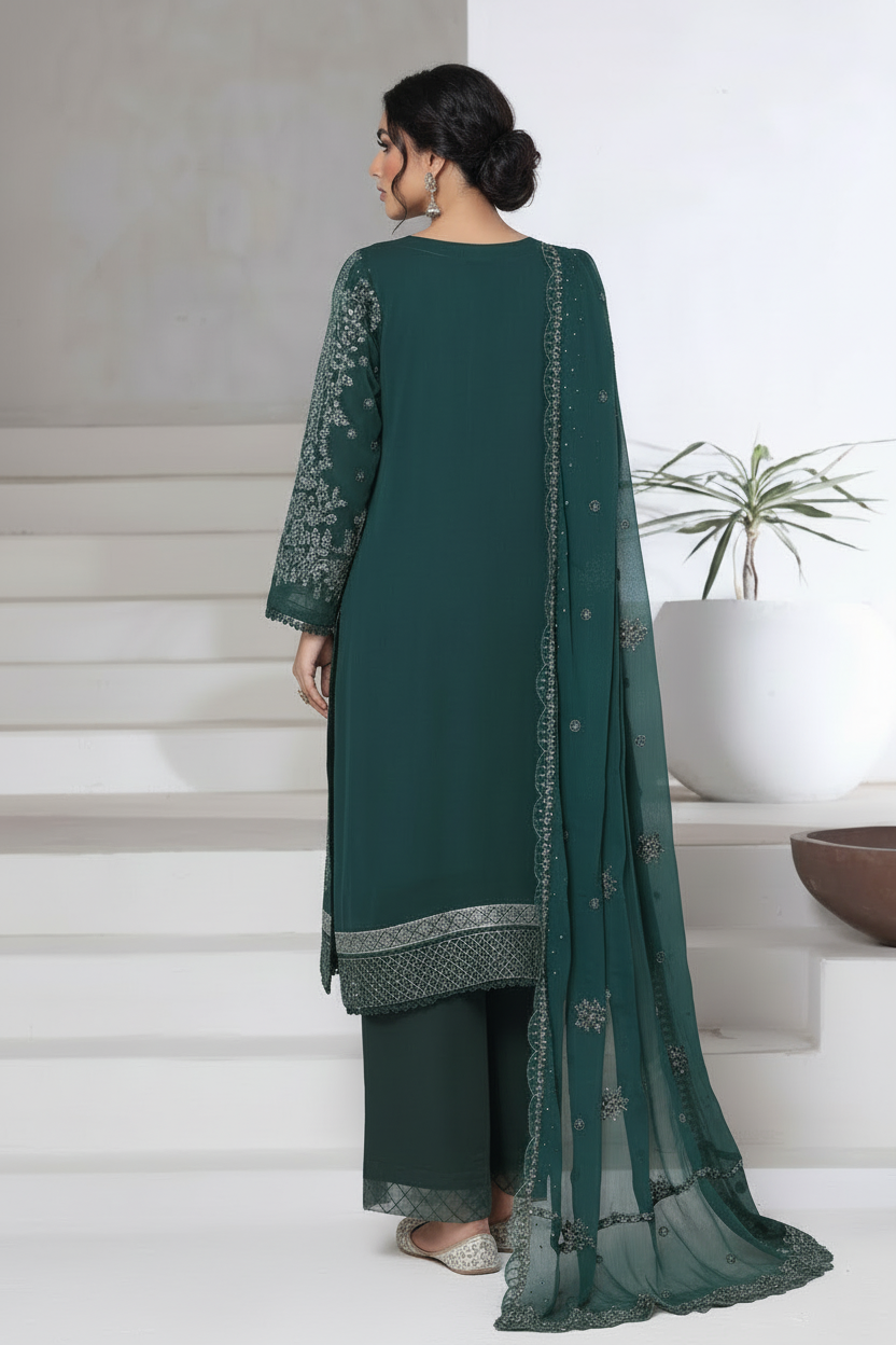 Sada Bahar Embellished Chiffon Party Wear SBA237