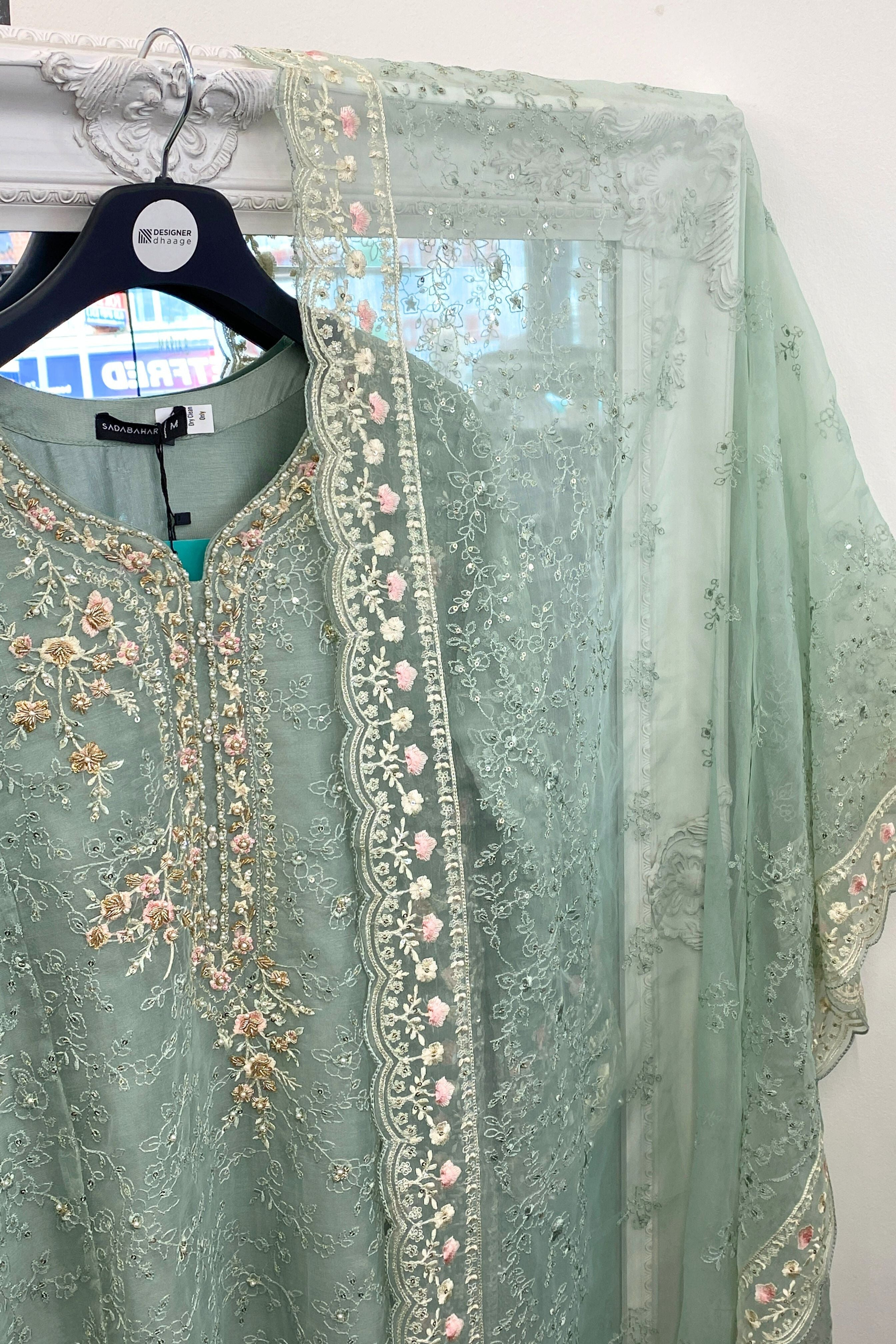 Sada Bahar Embellished Organza Party Wear SBA193