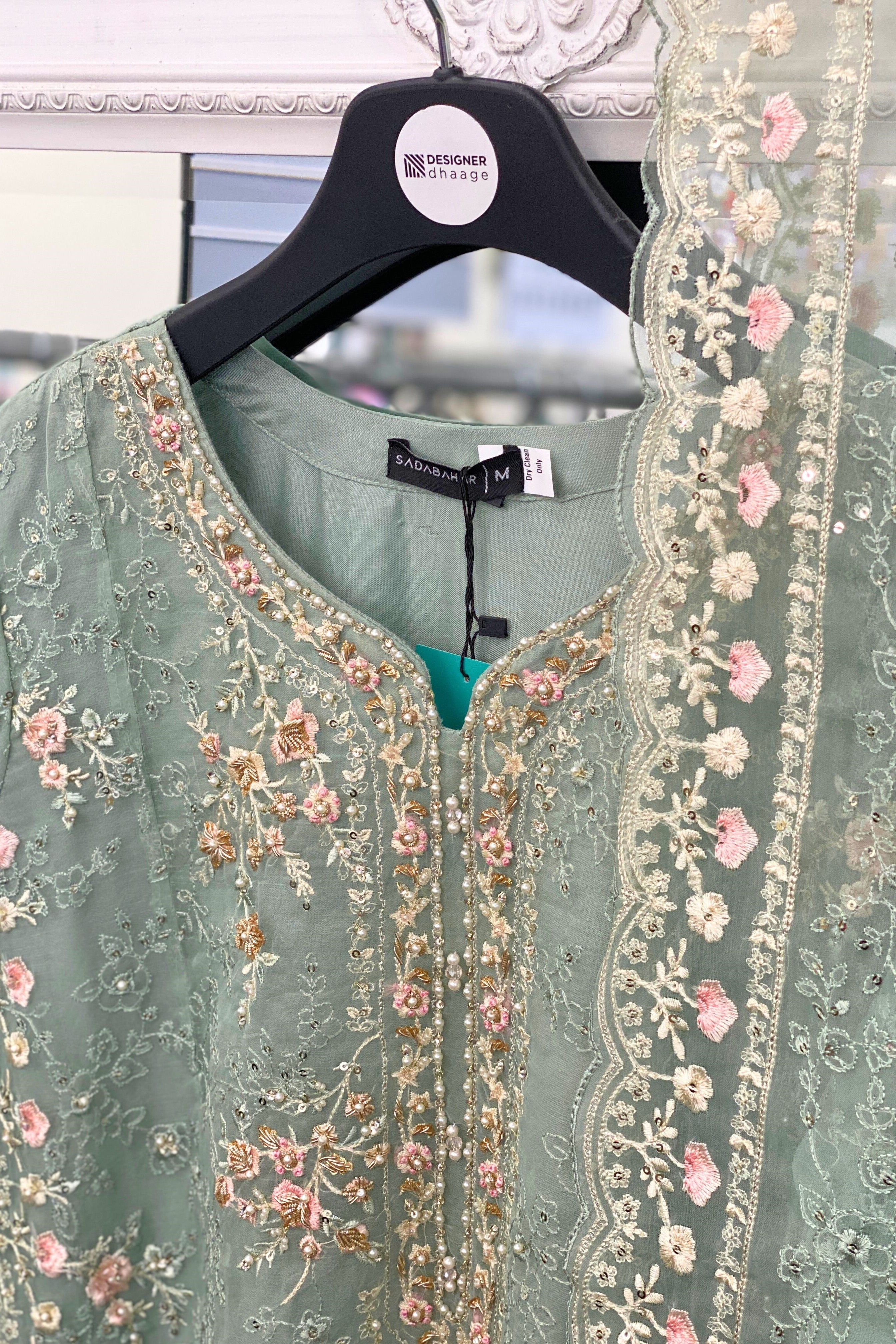 Sada Bahar Embellished Organza Party Wear SBA193