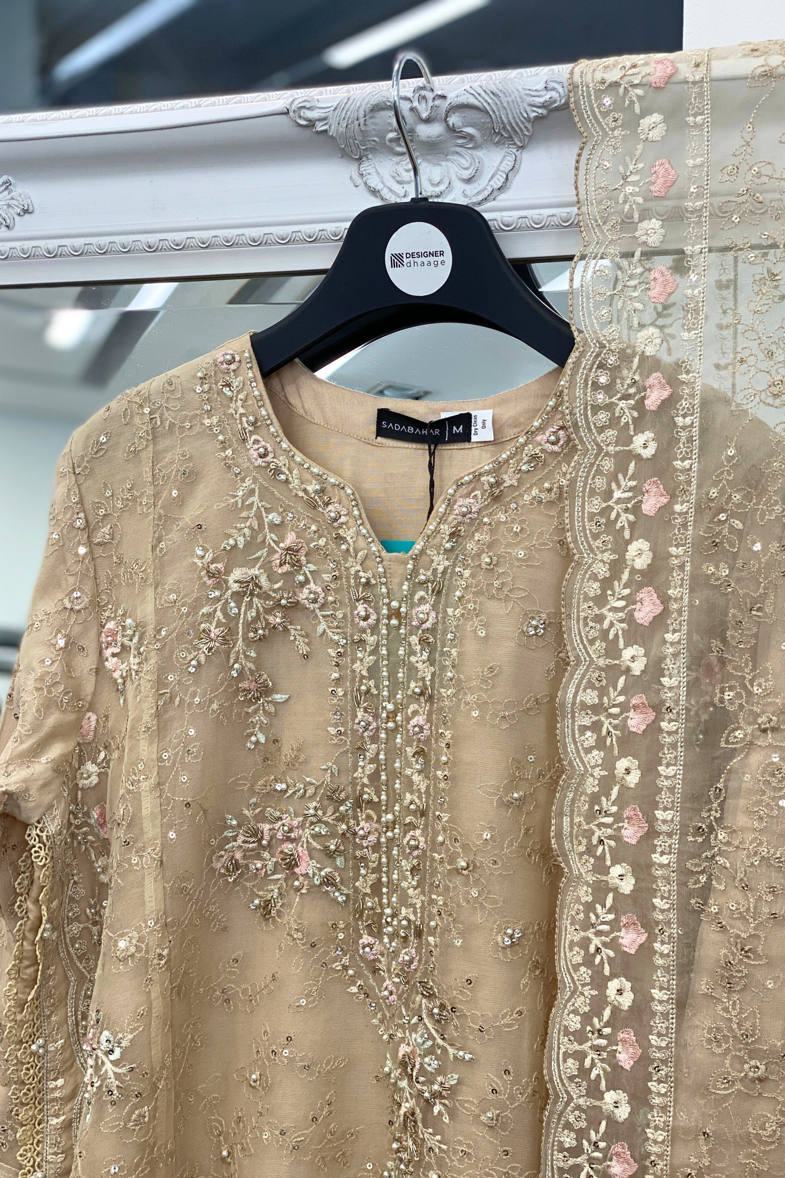 Sada Bahar Embellished Organza Party Wear SBA194