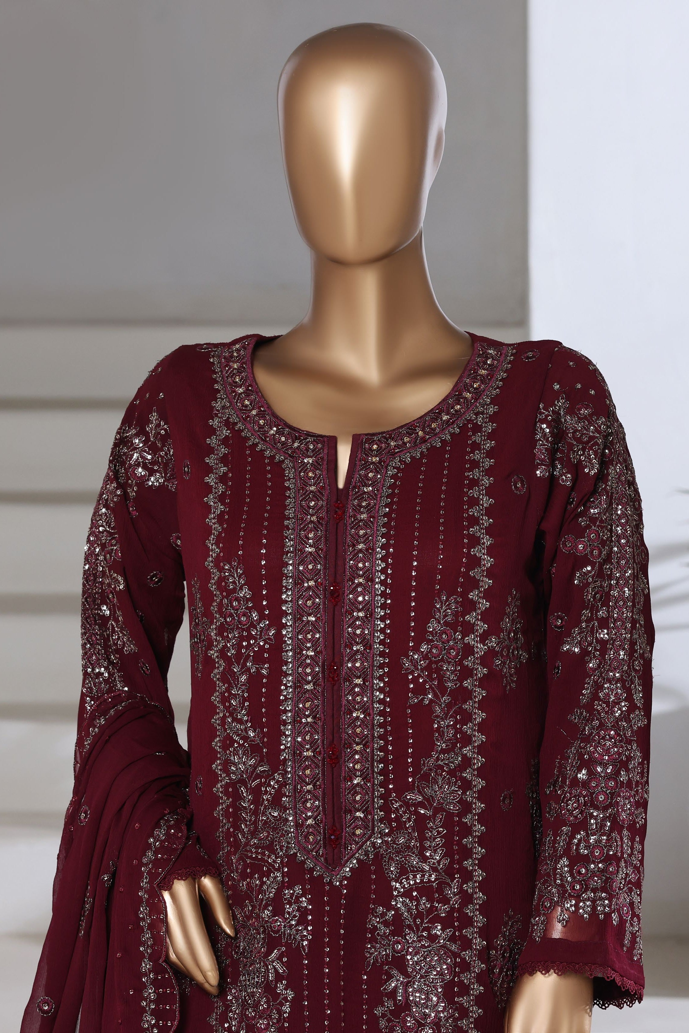 Sada Bahar Embellished Chiffon Party Wear SBA262