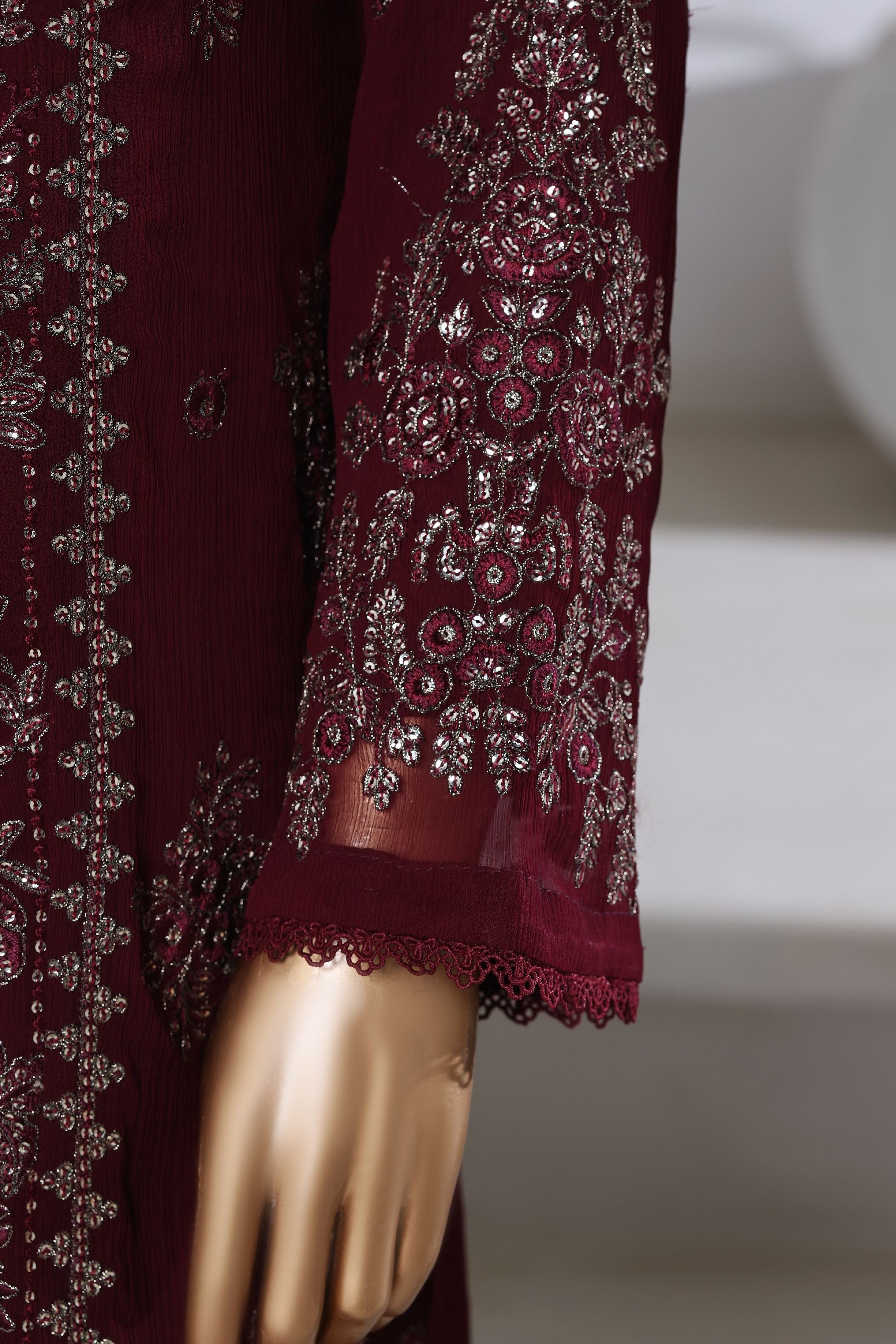 Sada Bahar Embellished Chiffon Party Wear SBA262