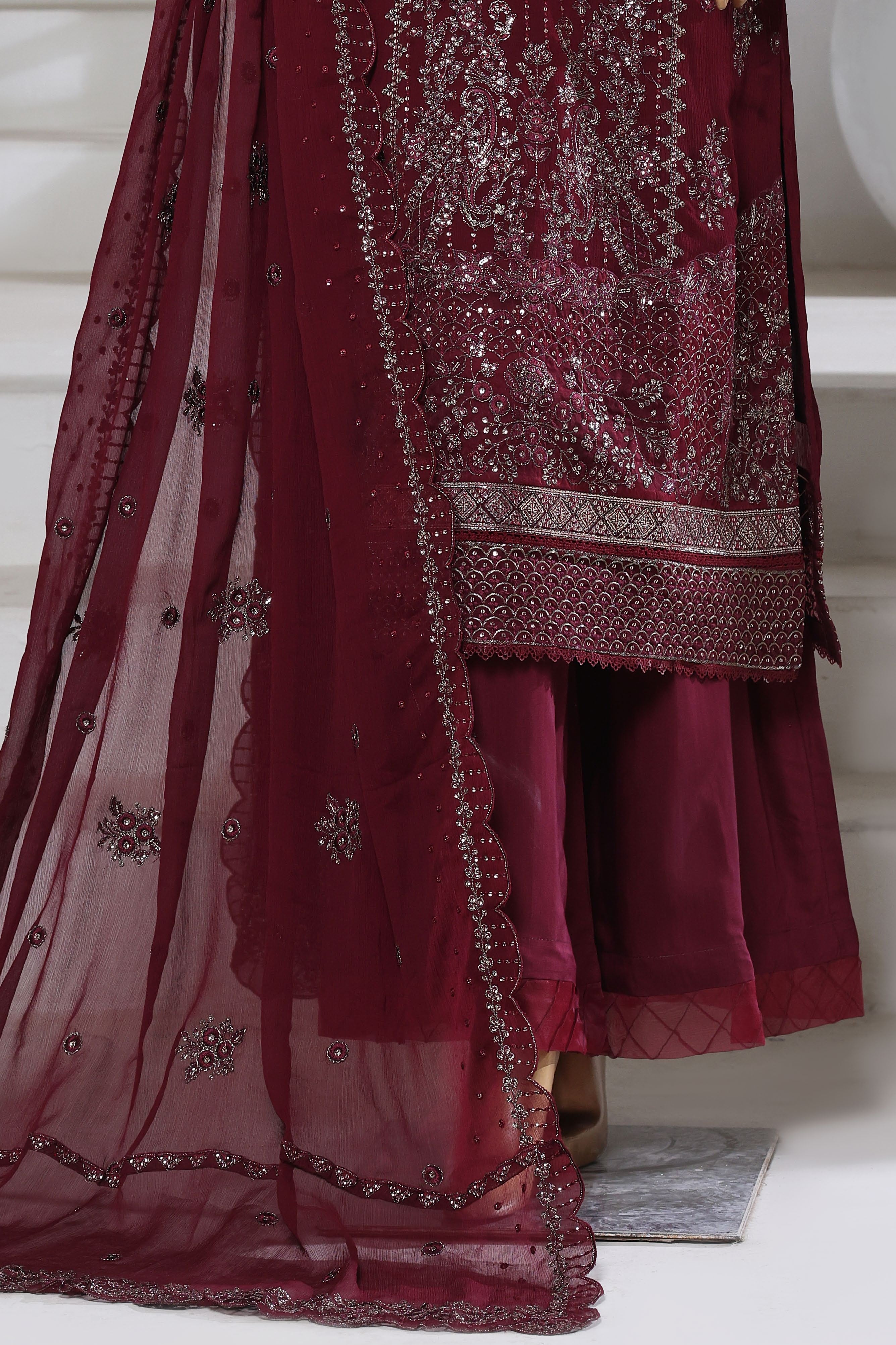 Sada Bahar Embellished Chiffon Party Wear SBA262