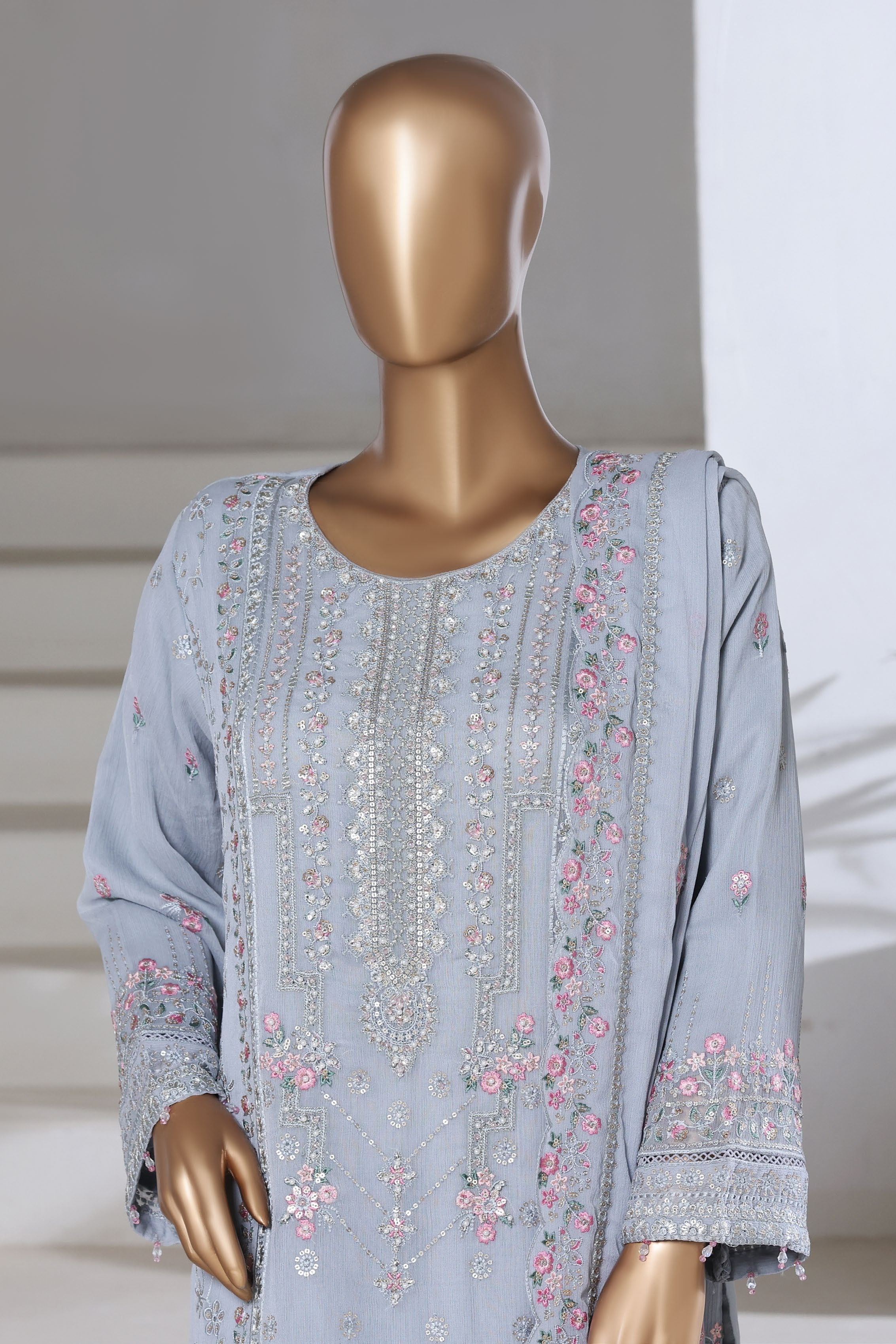 Sada Bahar Embellished Chiffon Sharara Party Wear SBA263