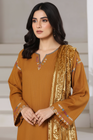 Sada Bahar Embroidered Dhanak Suit with Palachi Dupatta SBA245