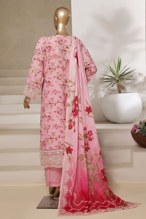 Sada Bahar Embroidered Lawn 3 Piece Suit SBA217