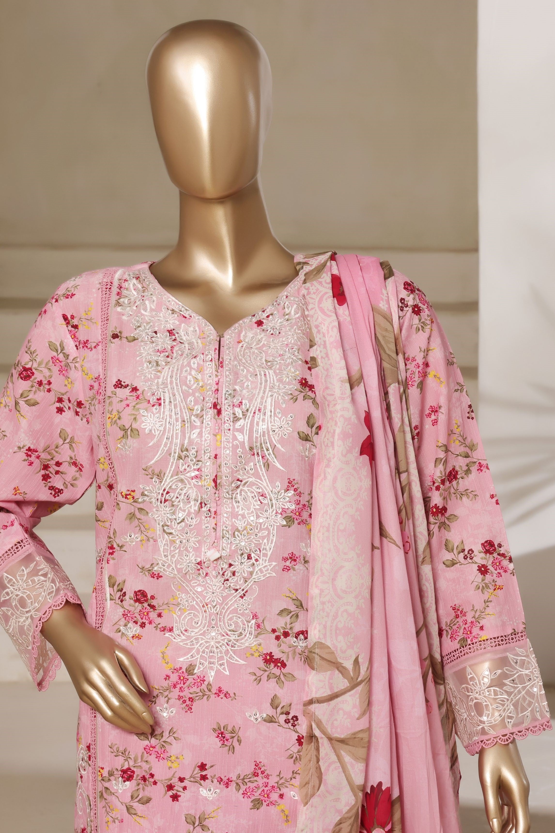 Sada Bahar Embroidered Lawn 3 Piece Suit SBA217