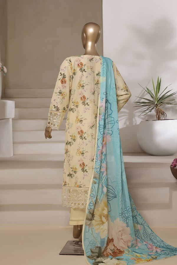 Sada Bahar Embroidered Lawn 3 Piece Suit SBA216
