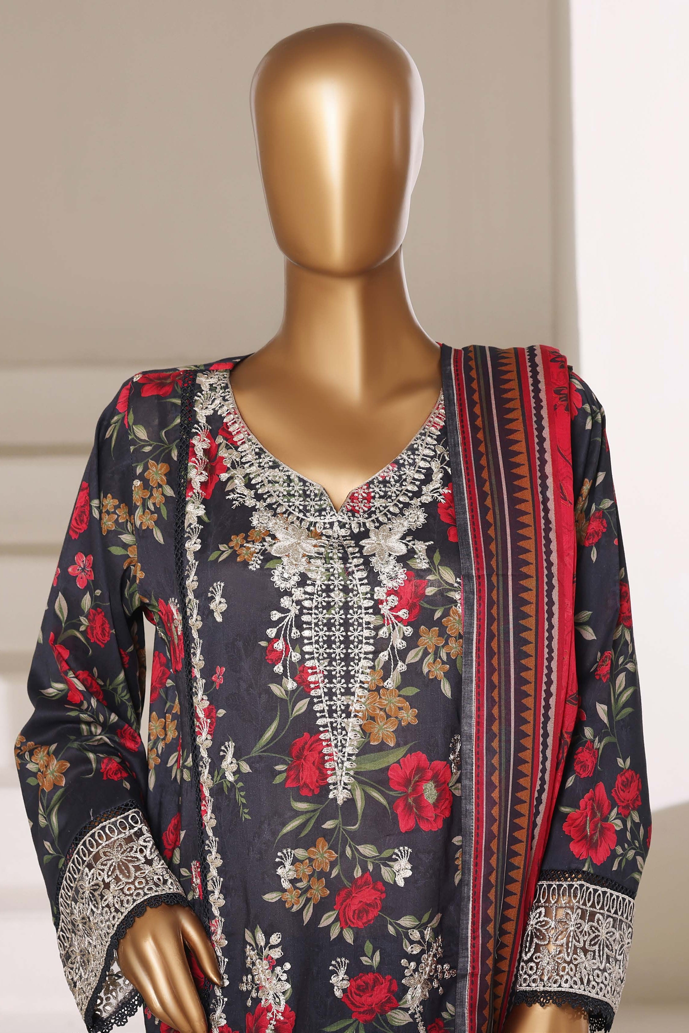 Sada Bahar Festive Embroidered Lawn Suit SBA258