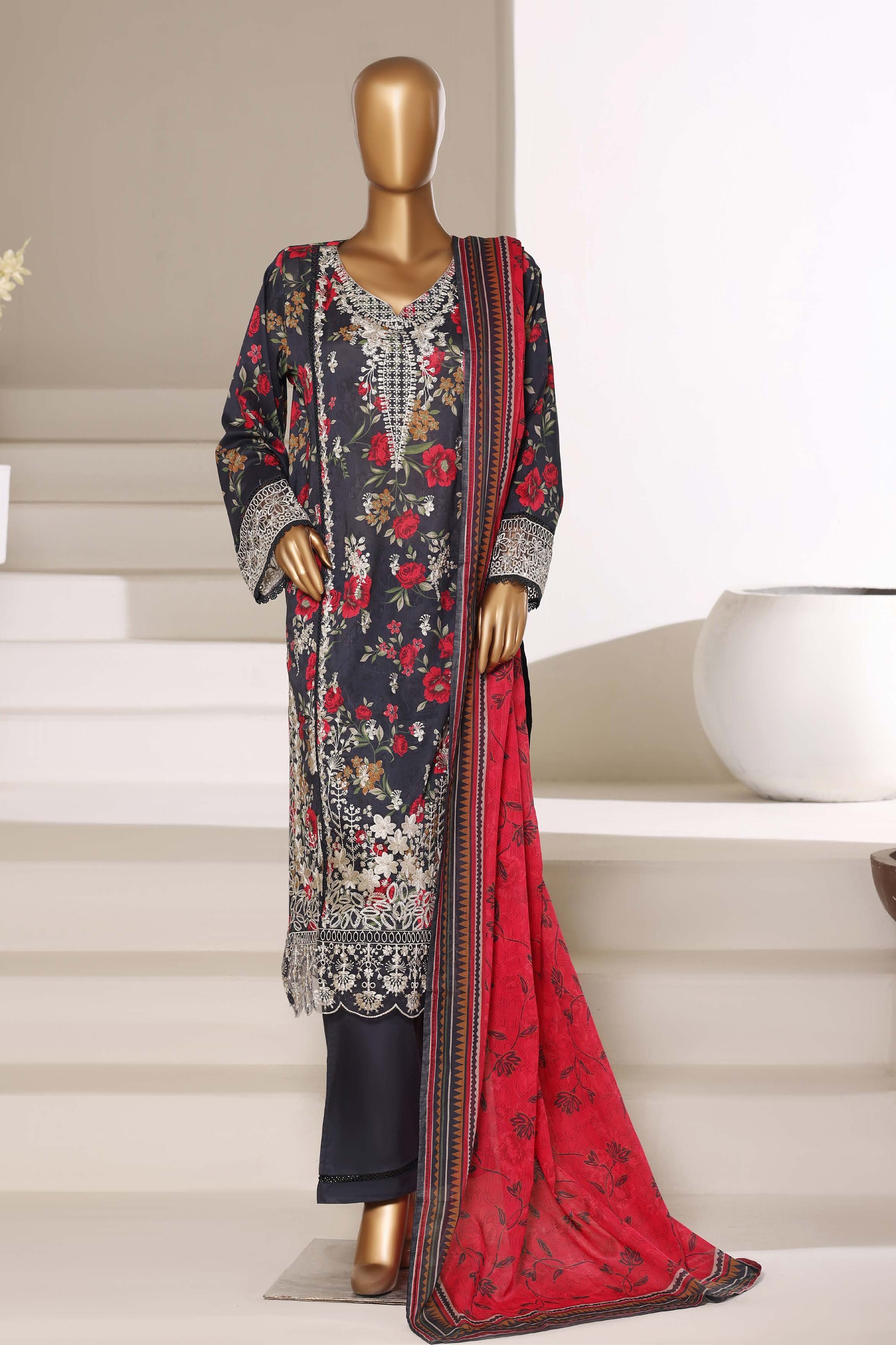Sada Bahar Festive Embroidered Lawn Suit SBA258