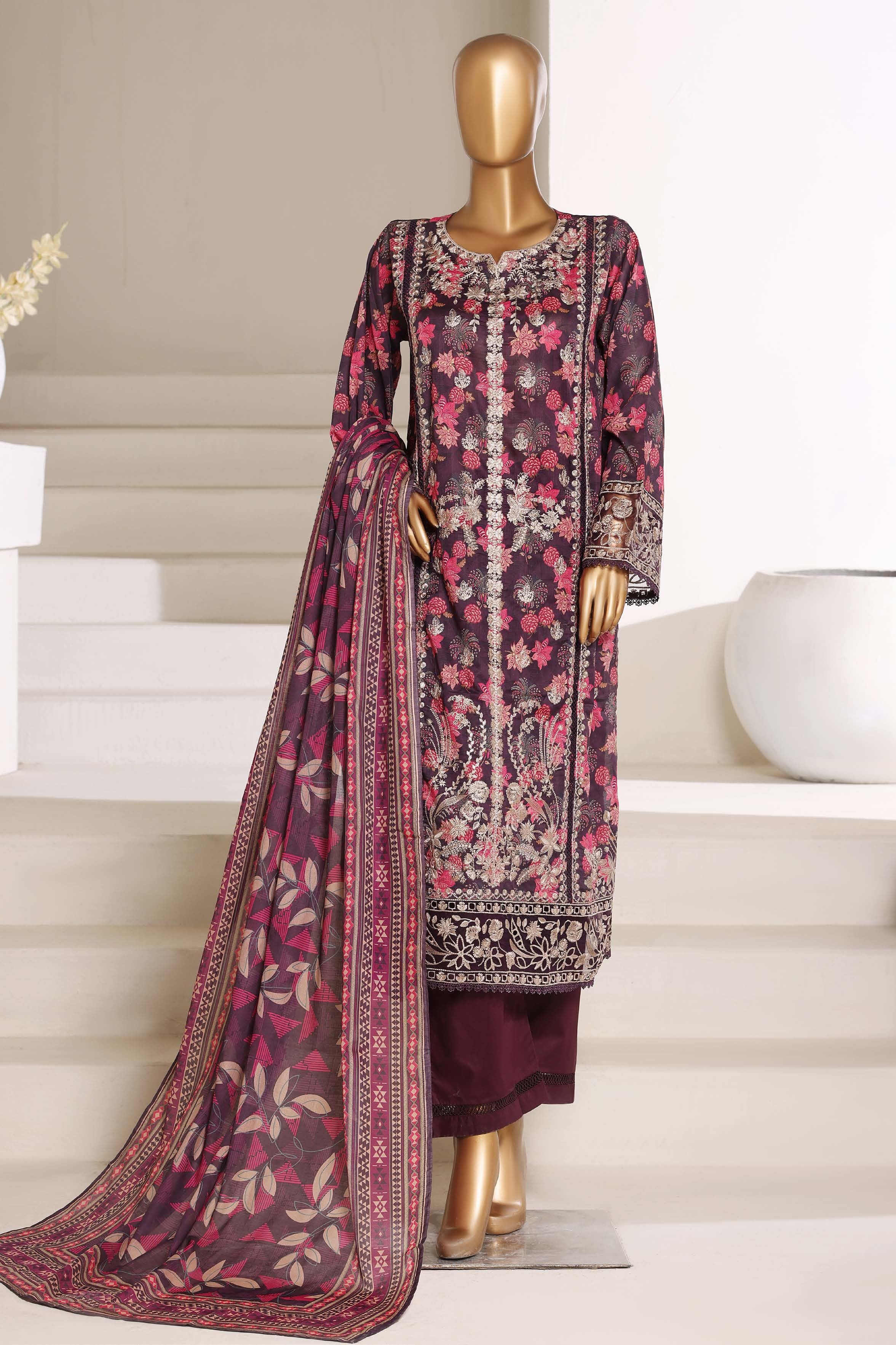 Sada Bahar Festive Embroidered Lawn Suit SBA259