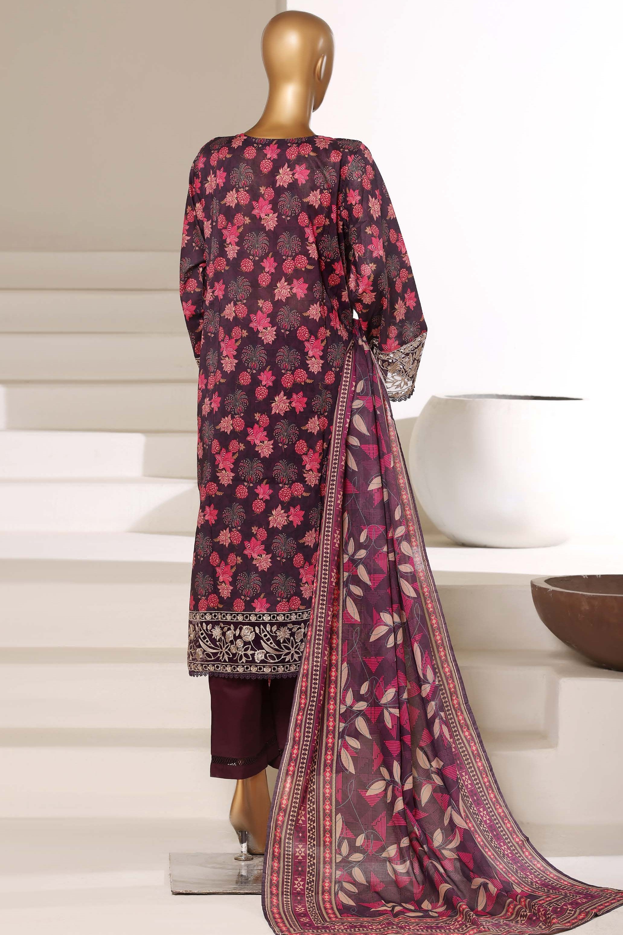 Sada Bahar Festive Embroidered Lawn Suit SBA259