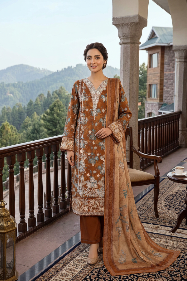 Sada Bahar Festive Embroidered Lawn Suit SBA260