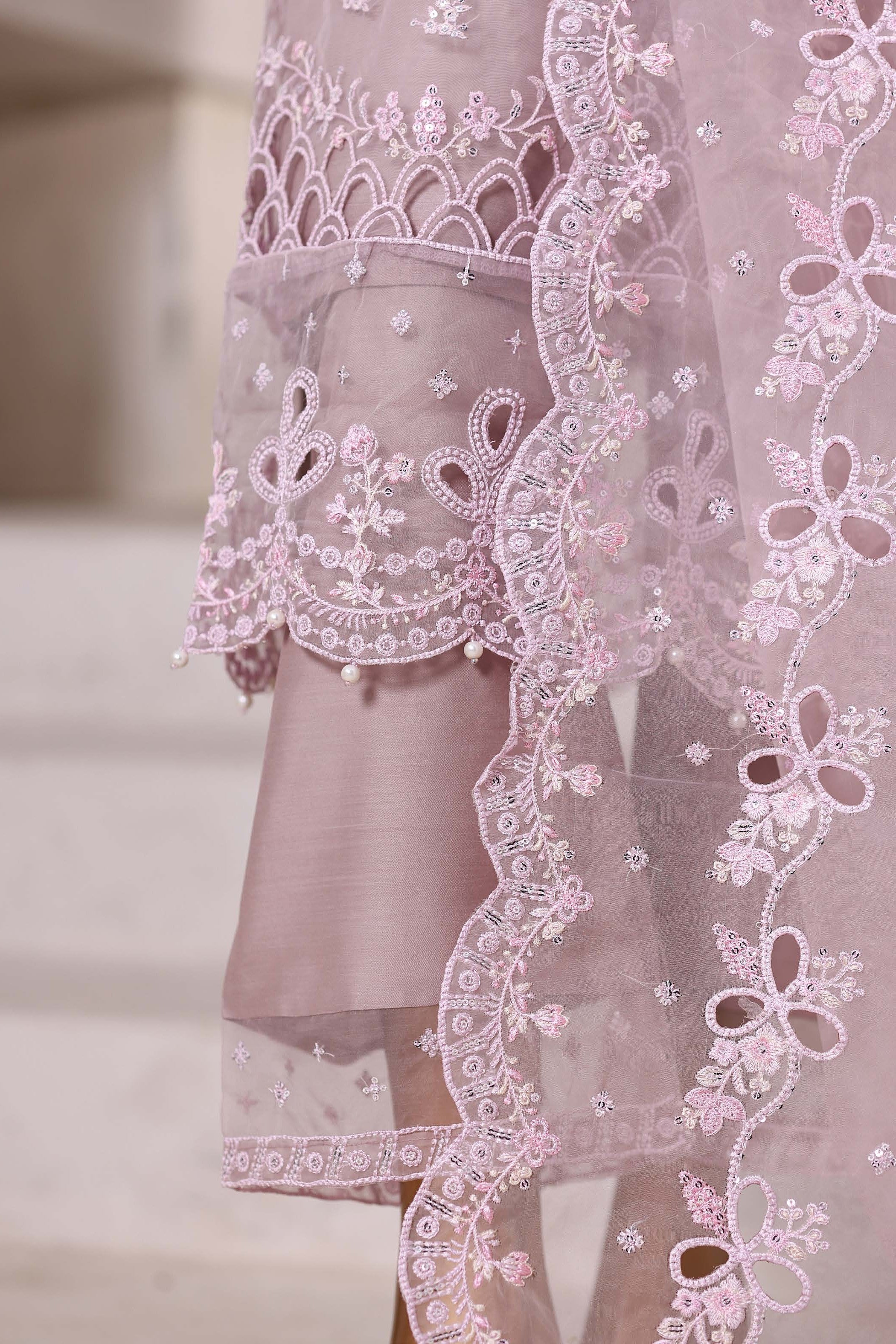 Sada Bahar Embellished Organza Party Wear SBA229