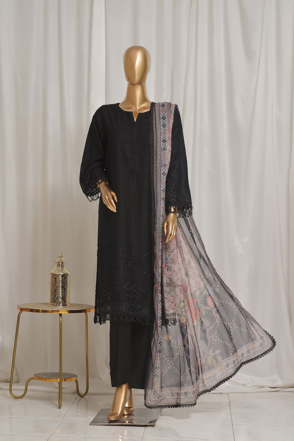 Sada Bahar Chikankari Embroidered Viscose 3 Piece Suit SBA145