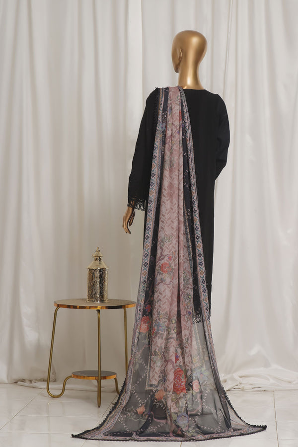 Sada Bahar Chikankari Embroidered Viscose 3 Piece Suit SBA145