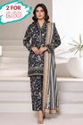 Sada Bahar Emboidered Khaddar Short Shirt Palazzo Suit SBA219