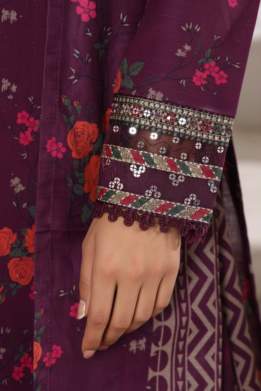 Sada Bahar Khaddar 3 Piece Suit SBA239