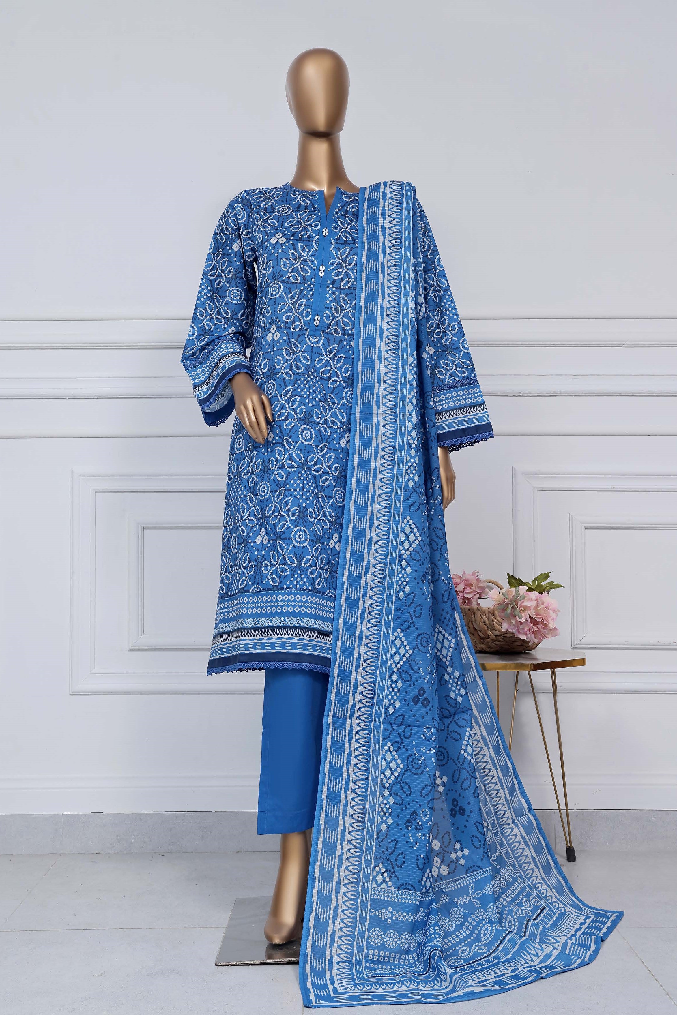 Sada Bahar Lawn 3 Piece Suit SBA168