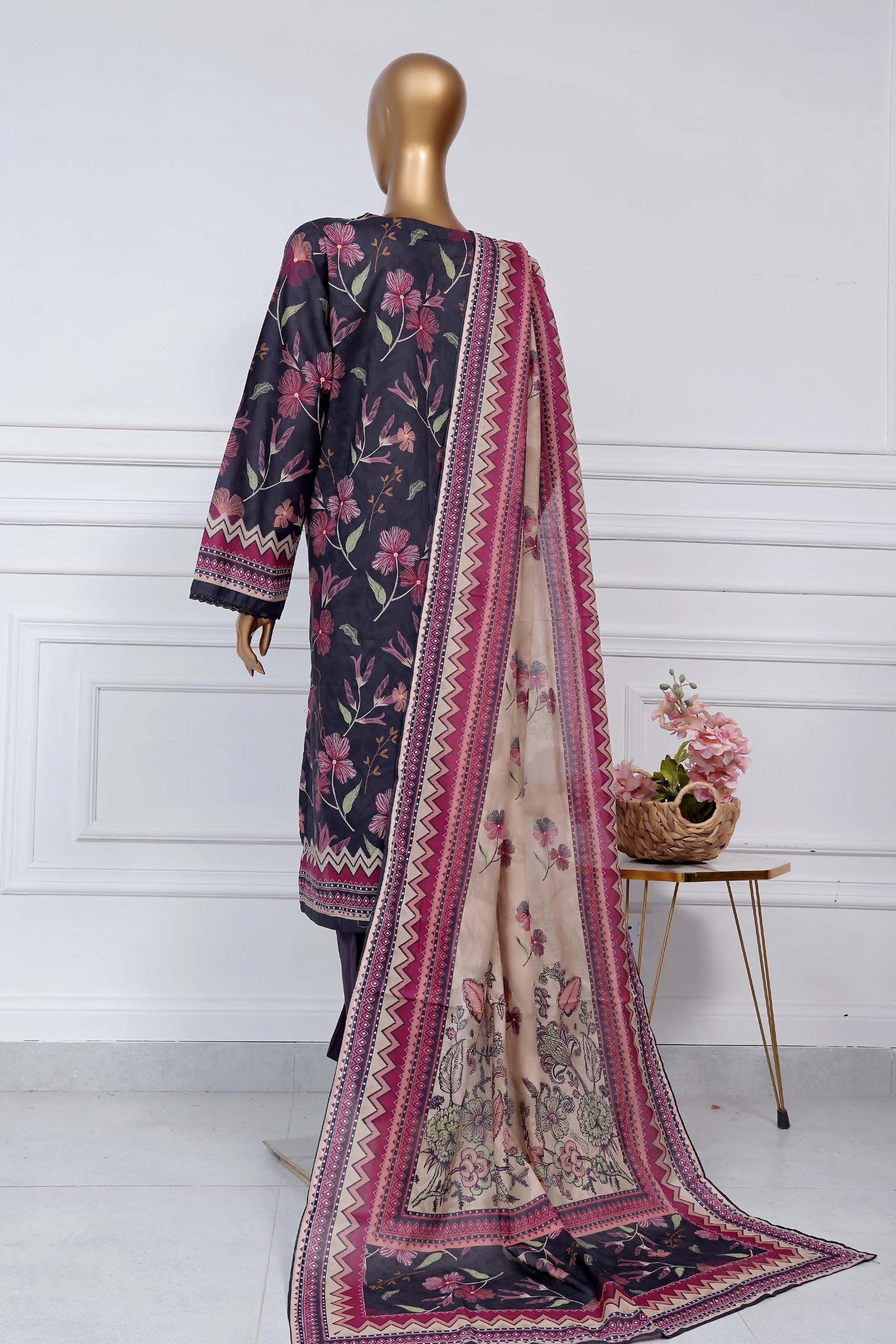 Sada Bahar Lawn 3 Piece Suit SBA169