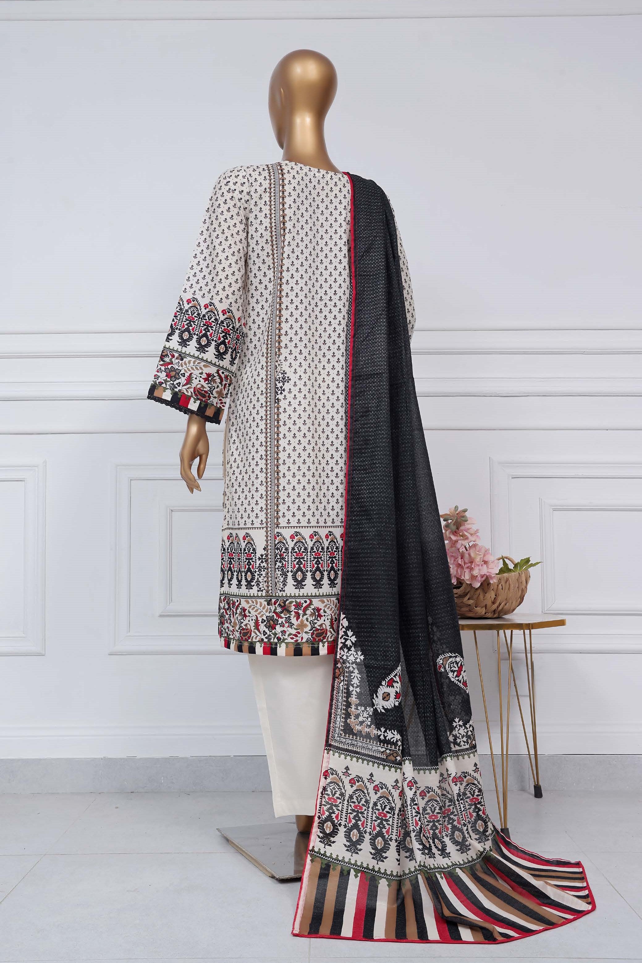 Sada Bahar Lawn 3 Piece Suit SBA173