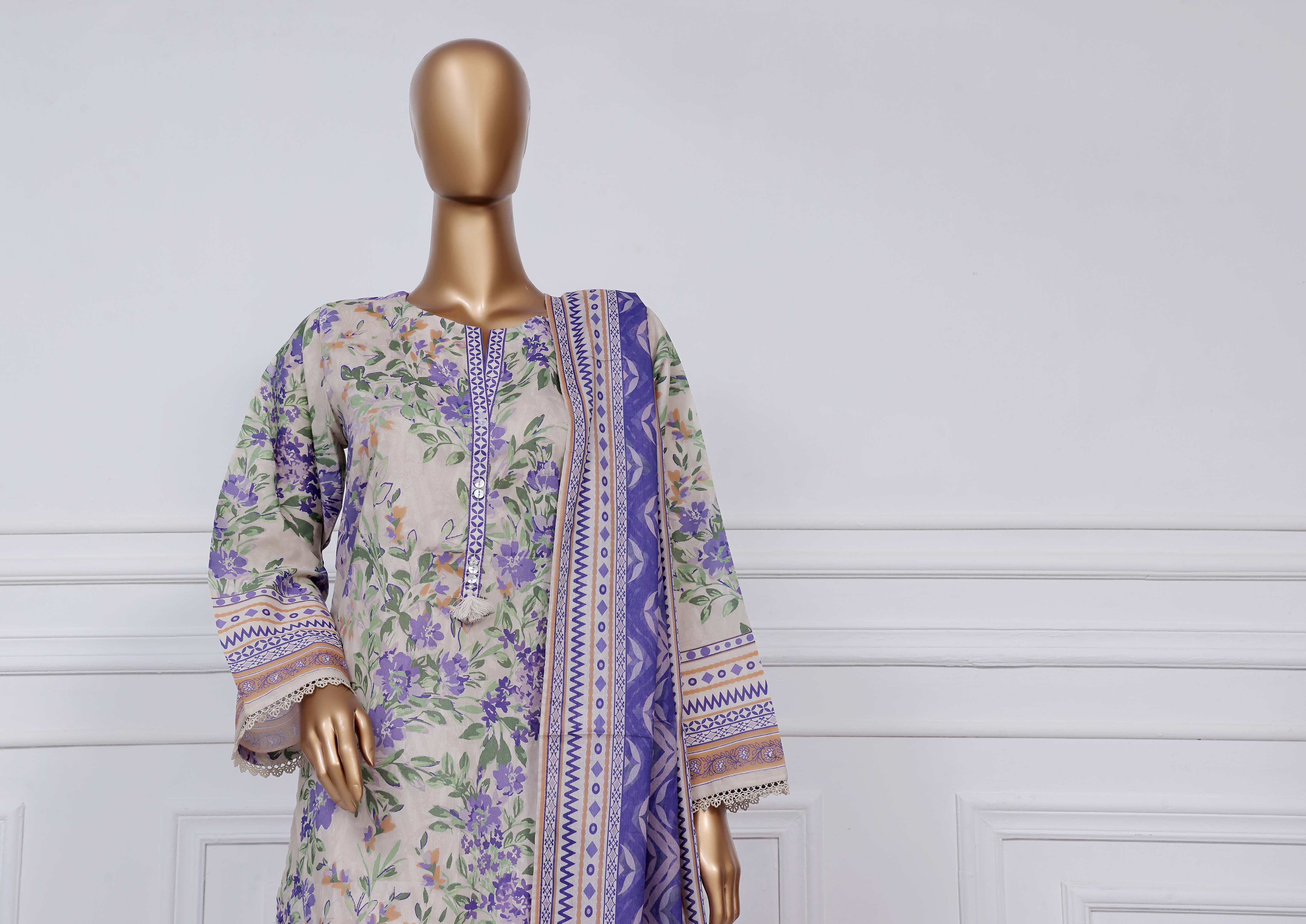 Sada Bahar Lawn 3 Piece Suit SBA175