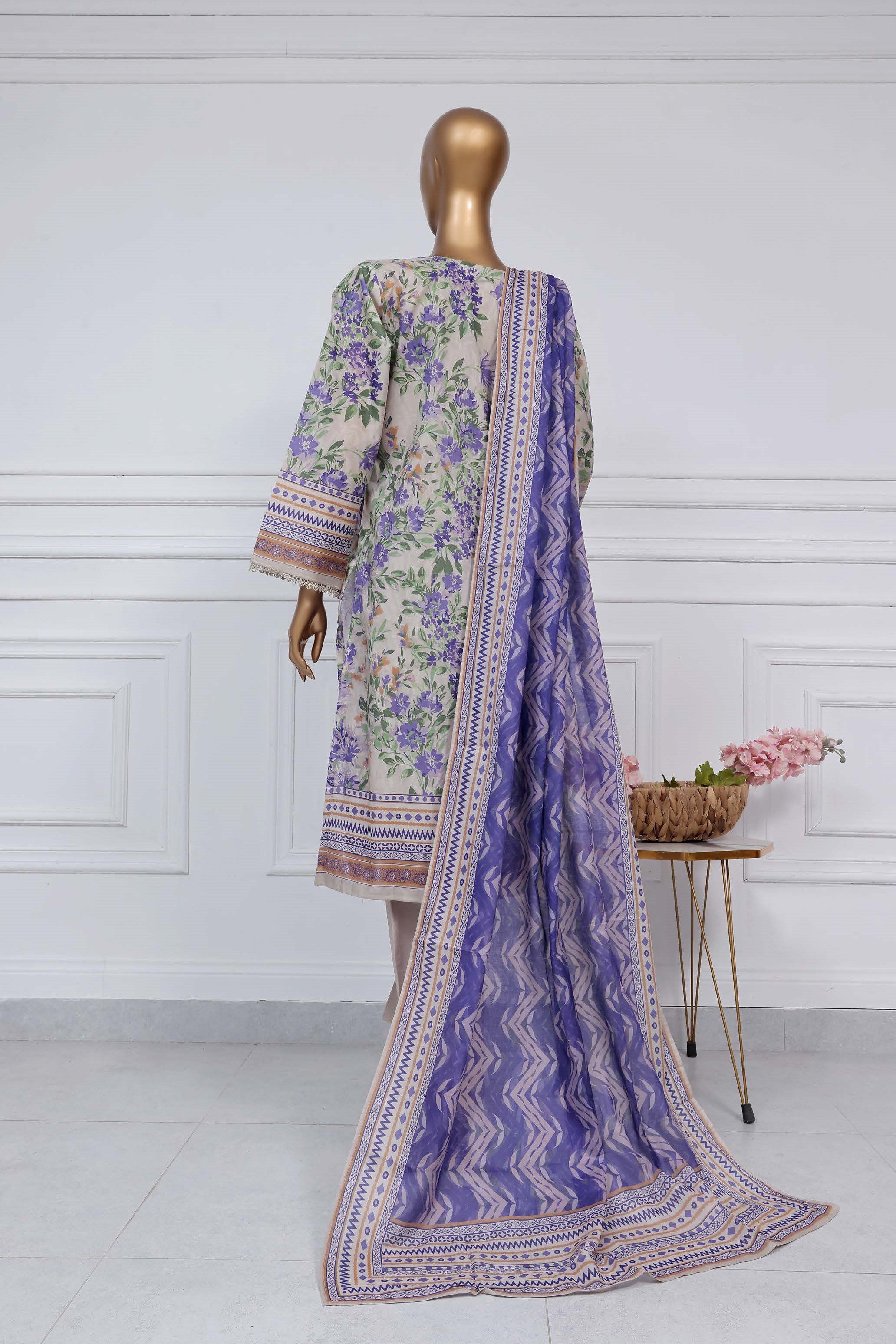 Sada Bahar Lawn 3 Piece Suit SBA175