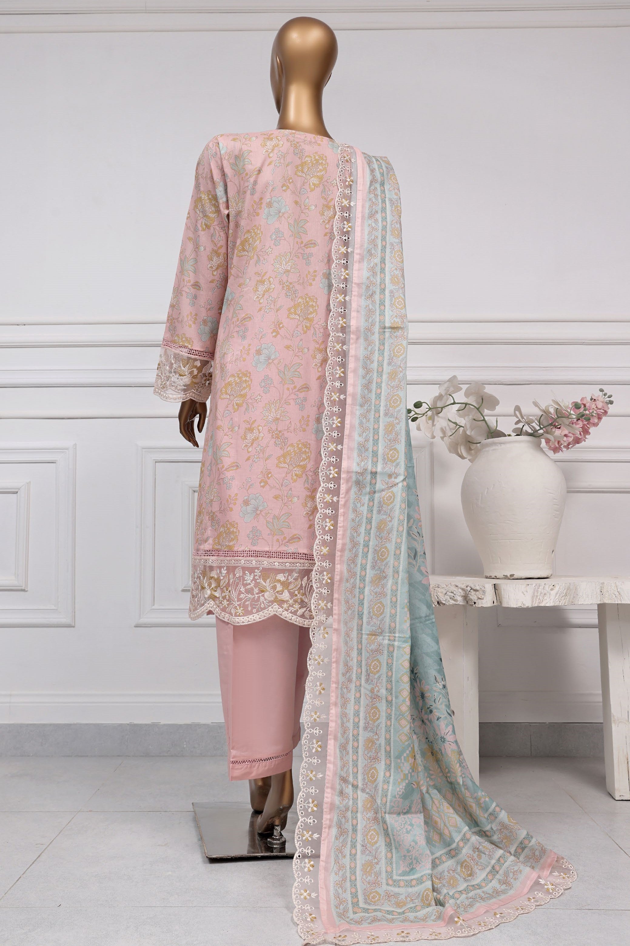 Sada Bahar Embroidered Luxury Lawn 3 Piece Suit SBA159
